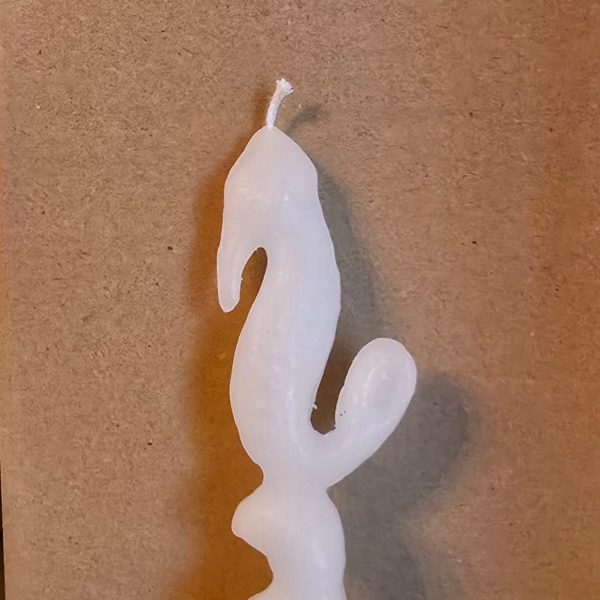 Vela Cavalo Marinho Branca