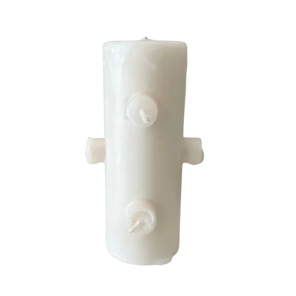 Vela 7 Mechas Branca