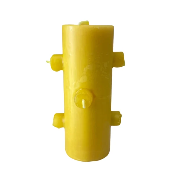 Vela 7 Mechas Amarela