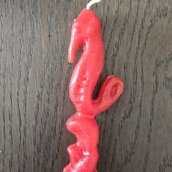 Vela Cavalo Marinho Vermelho